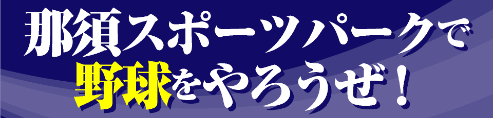 那須スポーツパークで野球をやろうぜ!